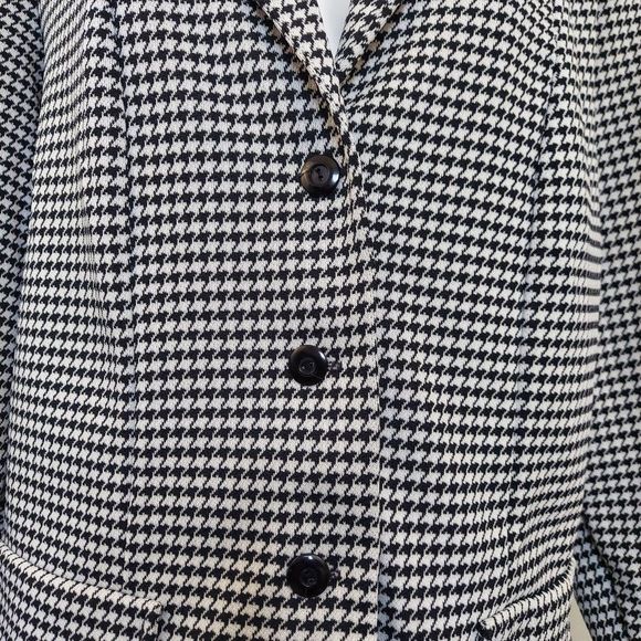 Vintage JCPenney Houndstooth Blazer Jacket - Picture 3 of 11